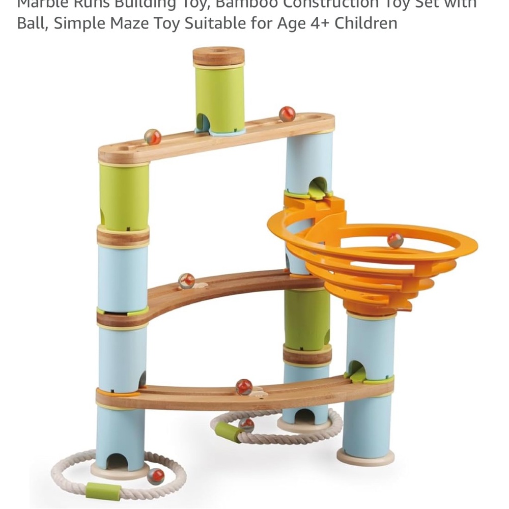 Bamboo Builder Marble Run